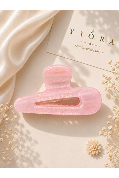 yiora Premium Series Shiny Geometric Detailed Strong Grip Non-Slip Hair Clip ...