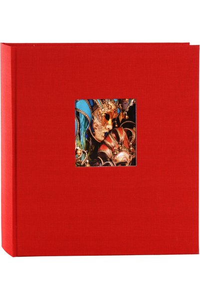Goldbuch Album roșu pentru stickere foto, 60 de pagini, alb