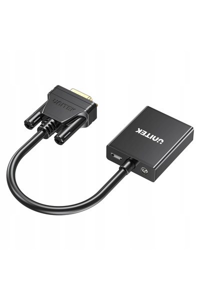 NO BRAND ADAPTOR VGA LA HDMI FULLHD UNITEK NEGRU 15CM