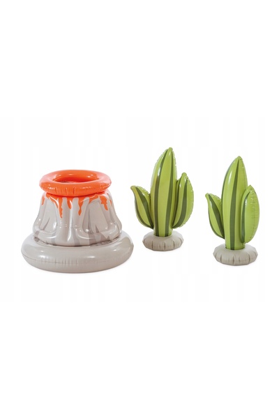 Intex Complex de joacă acvatică cu dinozauri 201x201x36cm + ACCESORII