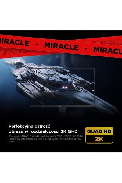 Rampage Monitor de gaming MIRACLE 27' 180Hz 1ms
