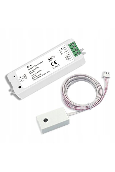 NO BRAND Întrerupător tactil cu LED Skydance E1-L + EW 12-48 V 8 A