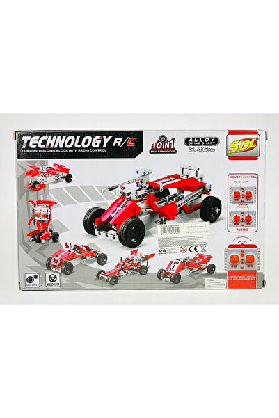 Dromader TECHNIC Blocuri Telecomandate 10 în 1 191 piese. RC 6+