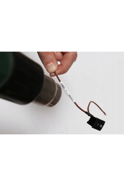Brother Tub termocontractabil P-Touch HSE-231E 11.2mmx1.5m alb cu imprimare n...