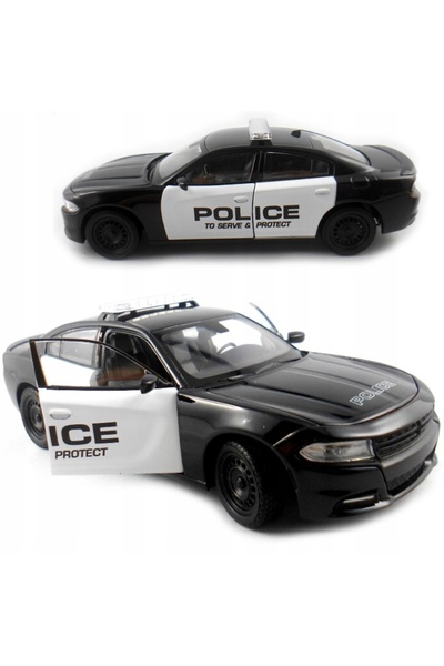 WELLY 2016 DODGE CHARGER MAȘINĂ DE URMĂRIRE POLICEI 1:24 MAȘINĂ METALICĂ NOUĂ...