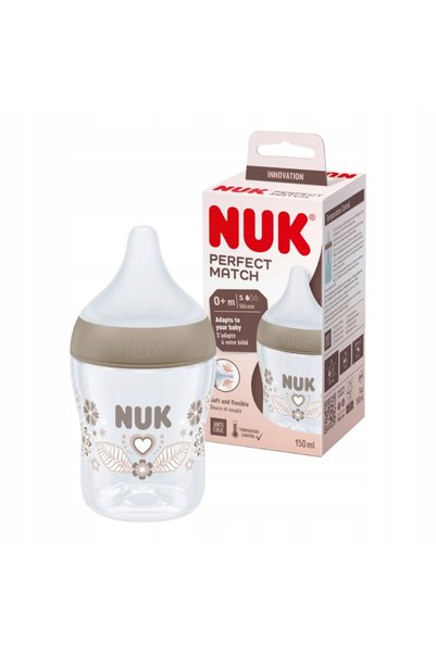 NO BRAND NUK PERFECT MATCH BIBEROANĂ ANTI-COLIC 150 ML INIMI