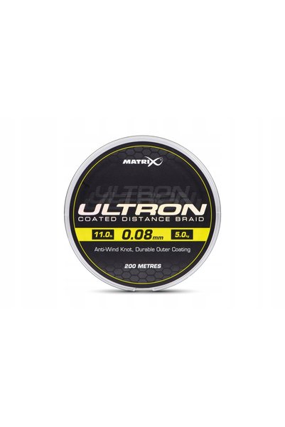 NO BRAND PLECIONKA MATRIX ULTRON împletitură acoperită 0,08mm/200m