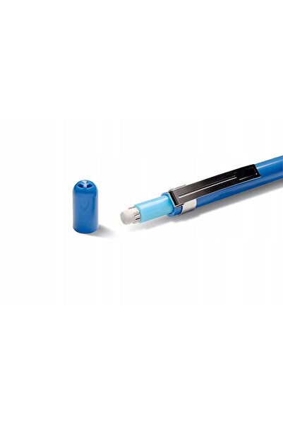 Pentel Creion mecanic albastru A300, 0.7mm, cu radieră x 3 bucăți
