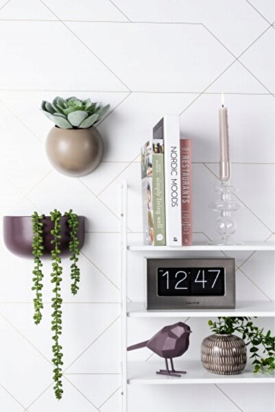 NO BRAND Ghiveci 9,8, ceramică, gri