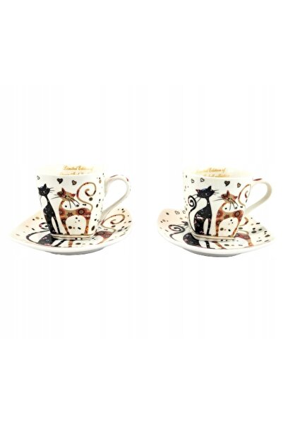 NO BRAND SET COMPLET PENTRU ESPRESSO LOVE CATS 80ML