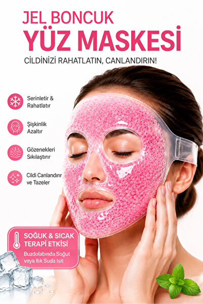 rair Termojel Yüz Maskesi – Soğuk Kullanım, Tekrar Kullanılabilir Rahatlatıcı...
