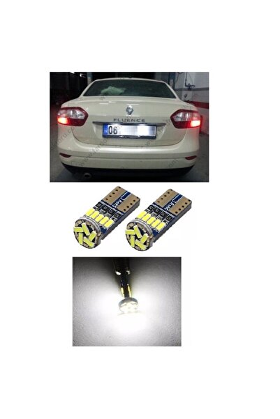 Fardoktoru Renault Fluence Led Plaka Aydınlatma Ampulü T10 W5w