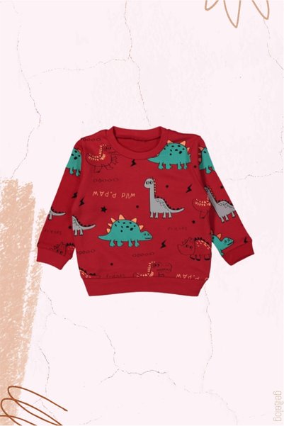 Gebelog Dinosaur Friends Printed Baby Top & Bottom Set