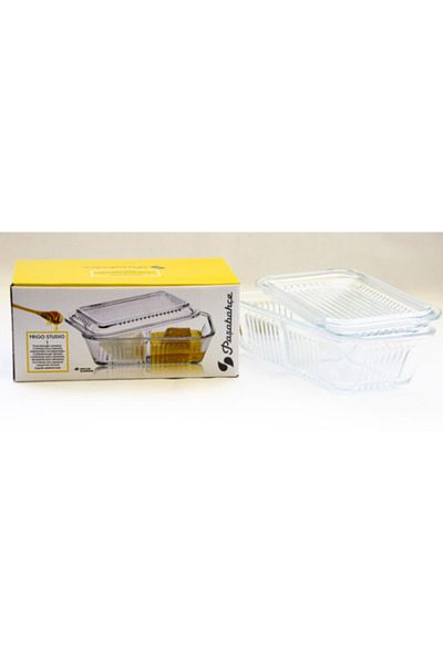 Paşabahçe Breakfast Bowl with Compartments and Lids