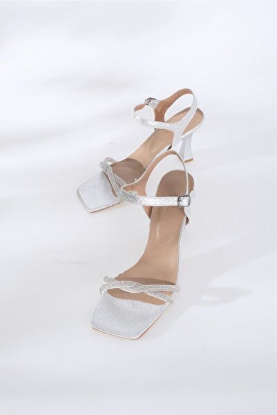 Hayati Arman Women's Ankle Buckle with Stones - Heels - Open - Shoes - Ha - Archive - Product -