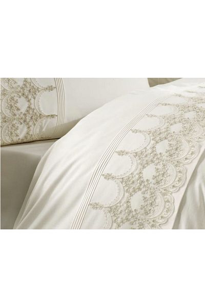 Çeyiz Bahçesi Σετ παπλωματοθήκης French Lace Fabella Luxury