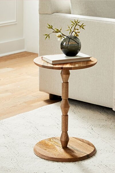 Modabilya Chow Ahşap Yan Sehpa