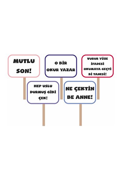 hepenuygun Okuma Bayramı El Pankartı 5’li Set