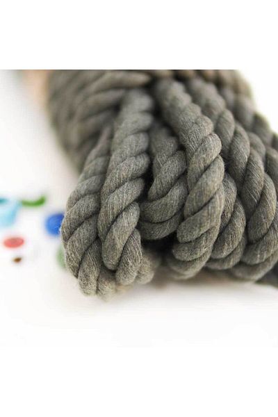 Ritzz 10mm // 3 Twist // Βαμβακερό σχοινί // Χακί / 500 γραμμάρια