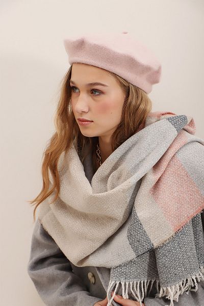 Trend Alaçatı Stili Mütze - Rosa - Casual