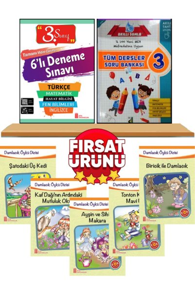 Ata Yayıncılık Çıtır Çıtır 3.sınıf Tüm Dersler Soru Bankası 2 Kitap