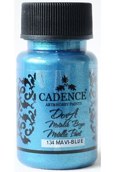 Cadence Dora Metalik Boya 50ml - 134 Dora Mavi