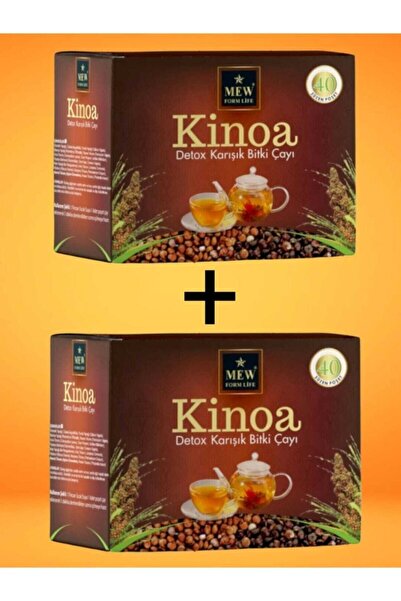Mew Kinoa Çay Detox 40'lı Süzen Poşet ( 2 Li Set)