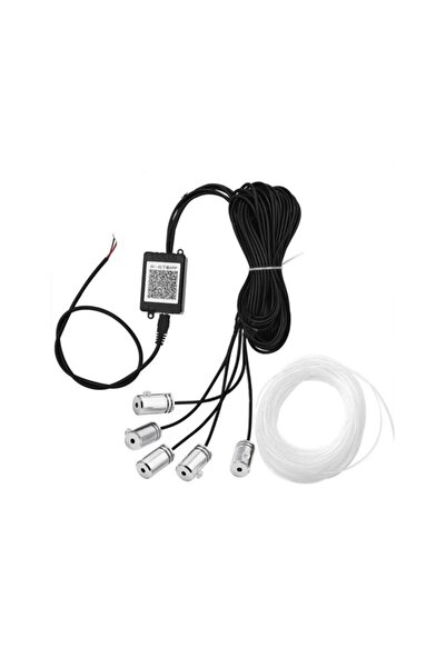 GPR AUTO PARTS Araç Içi Atmosfer Ambiyans Led Neon Ip Led Rgb App Kontrollü 5 Parça