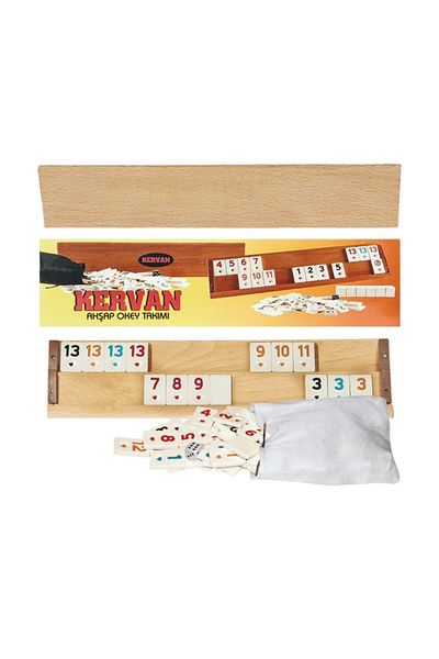 Kervan Wooden Large Size Okey Set
