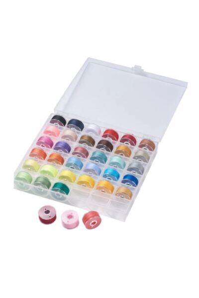 Artus Tedarik Ev Tipi Aile Dikiş Makinası 25'li Adet Renkli Masura Seti