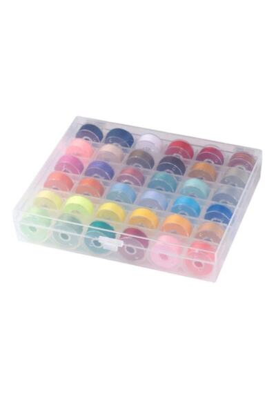 Artus Tedarik Ev Tipi Aile Dikiş Makinası 25'li Adet Renkli Masura Seti