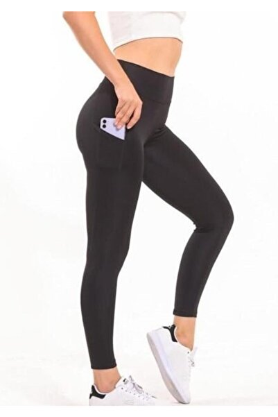 dükkan10butika Γυναικείο Αθλητικό Κολάν Μαύρο