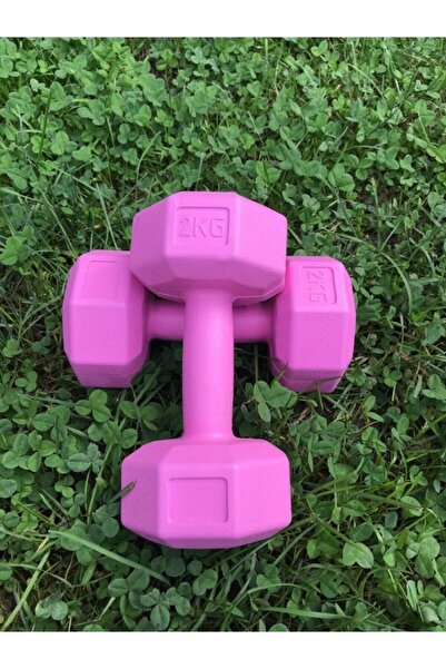 Leyaton Dambıl Seti Köseli Vınyl 2 Kg Ağırlık Seti 2 Kg X 2 Adet = 4 Kg