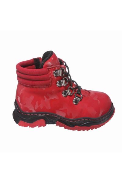 Sanbe 112 U 4916 21-25 Boy's Boots Red-camouflage