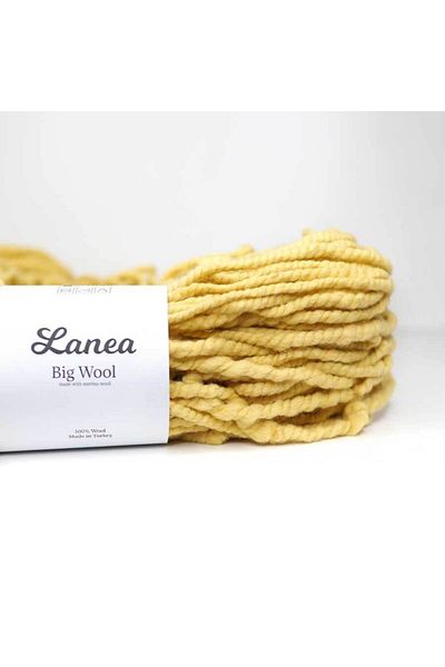 Lanea Big Wool Thick Wool / Soft Yellow / 004