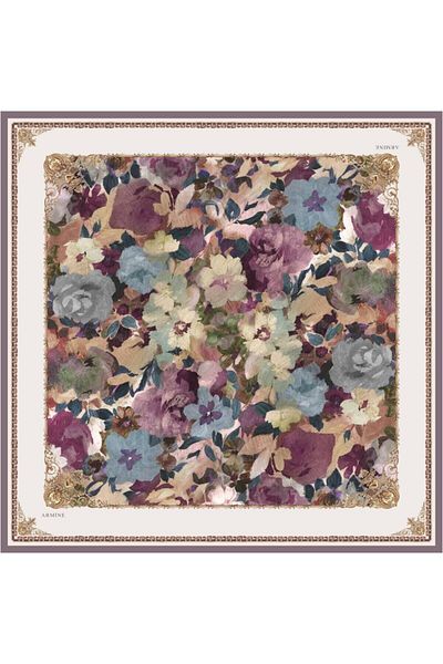 Armine Νέα σεζόν Nostalgia Series Silk Twill Scarf 8109d-38