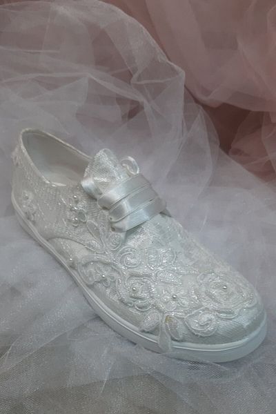 Berush Bride Seria 901 Pantofi de mireasă din dantelă franceză cu toc pană