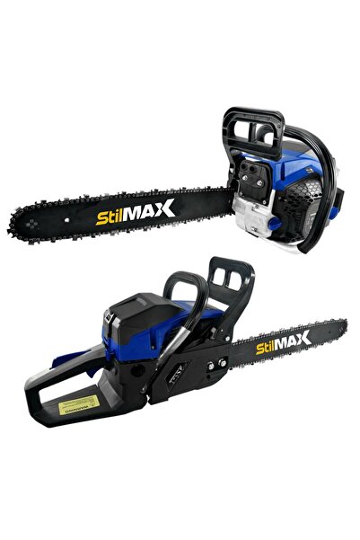 stilmax Germany Sth-58 4.6 Hp Tam Professional Çift Egzoz Ağaç Motoru Motorlu Testere Hızar 58 Cc