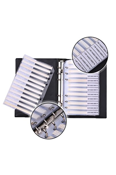 Genel Markalar 4250 Parça Smd 0805 Direnç Seti Kitabı 1% Sample Book