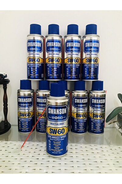 SWANSON WORKS Sw-60 Çok Amaçlı Yağlayıcı Pas Sökücü Bakım Spreyi