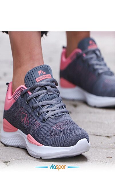 lumberjack Women's Gray Lace-Up Sports Shoes
