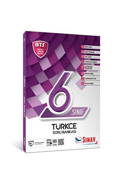 Sınav Yayınları 6.sınıf Türkçe Bts Beceri Temelli Soru Bankası