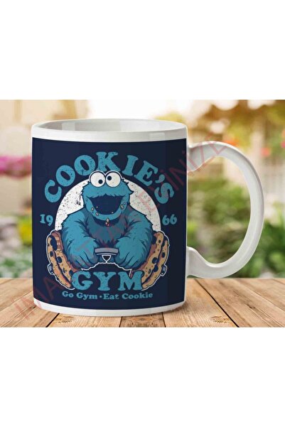 ART HEDİYE كوب كوكيز جيم كوكي مونستر بودي مطبوع على الجانبين