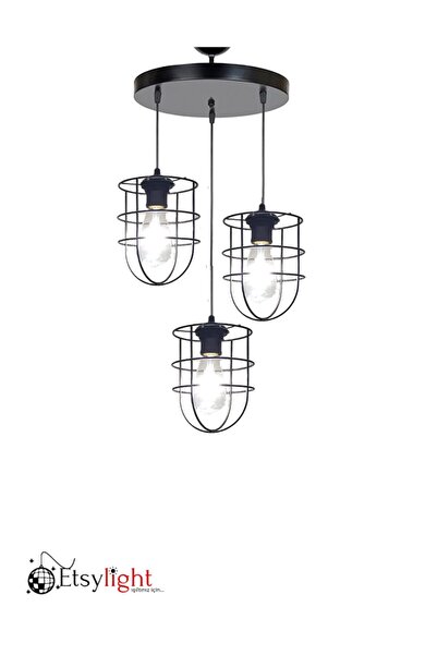 Etsylight Lampy Lüx 3, Antre Avize, Mutfak Avize, Yatak Odası Avize, Salon Avize, Ofis Avize