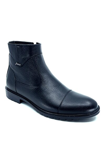 Fosco 8606 Klasik Astarli Erkek Bot - - Siyah - 44