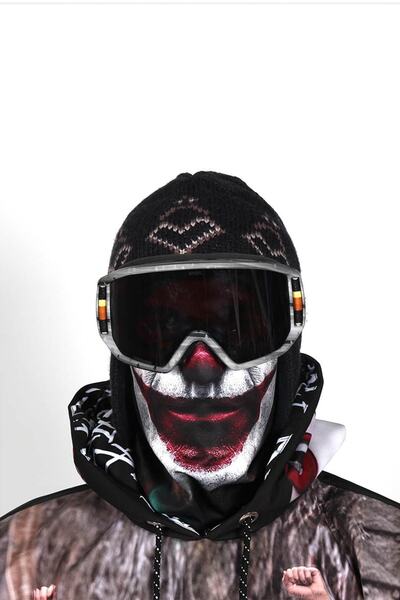 Tıklaalbeni Joaquin Phoenix Joker Kayak Ve Snowboard Maskesi