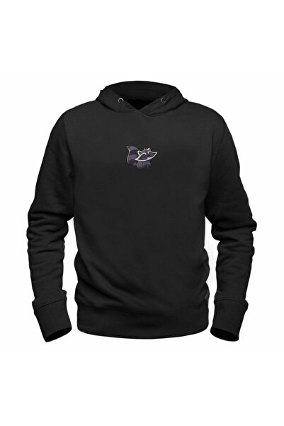 Alfa Tshirt Animal Raccoon Digital Printed Kids Black Sweatshirt