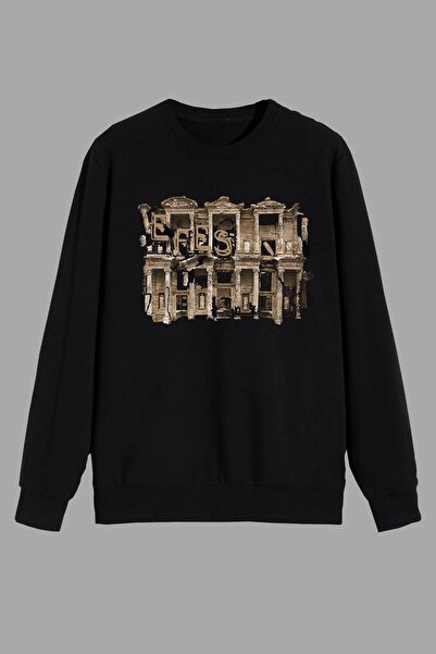 perseusshopping Mitologija Seljuk Efez Drevni Grad Štampano Crna Unisex Dukse...