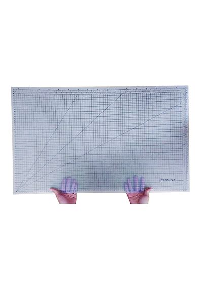 hodbehod طاولة تقطيع شفافة مقاس A1 مقاس كبير 60 × 90 سم