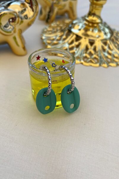 Leerybee Matte Water Green Antiallergic Sailor Knot Earrings